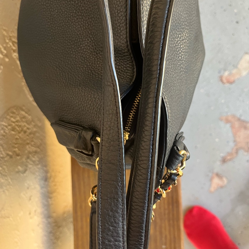Tory Burch Black Leather Shoulder Bag - Picture 6 of 12